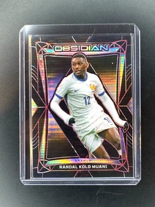 Randal Kolo Muani 2024-25 Panini Obsidian Red Electric Etch 9/44 France 🇫🇷 - Imagen 1 de 2