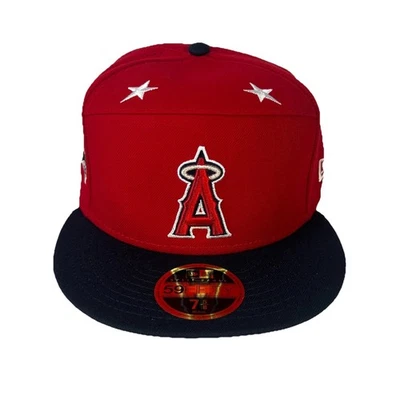 Los Angeles Angels Hat 7 5/8 Red/Navy 2025 MLB All-Star Game Side Patch New Era - Image 1 of 4