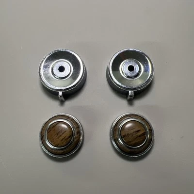 1979 to 1983 Cadillac DeVille Eldorado Fleetwood Radio Knobs Stereo Wood Knob - Image 1 of 4