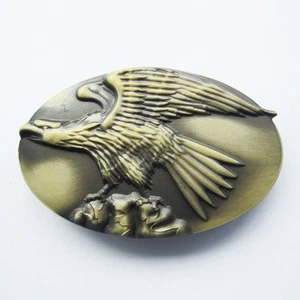 BIRD EAGLE ANIMAL WESTERN COWBOY AMERICA BELT BUCKLE - Picture 1 of 2
