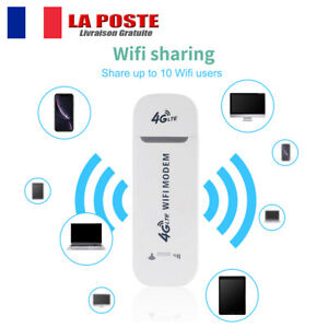 4G LTE Sans Fil Wifi Dongle USB Stick Mobile Hotspot Modem Carte SIM