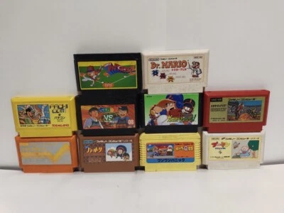 Nintendo Family Computer NES Lot of 10 Retro Game Confirmed Operation Japan #009 - Bild 1 von 4