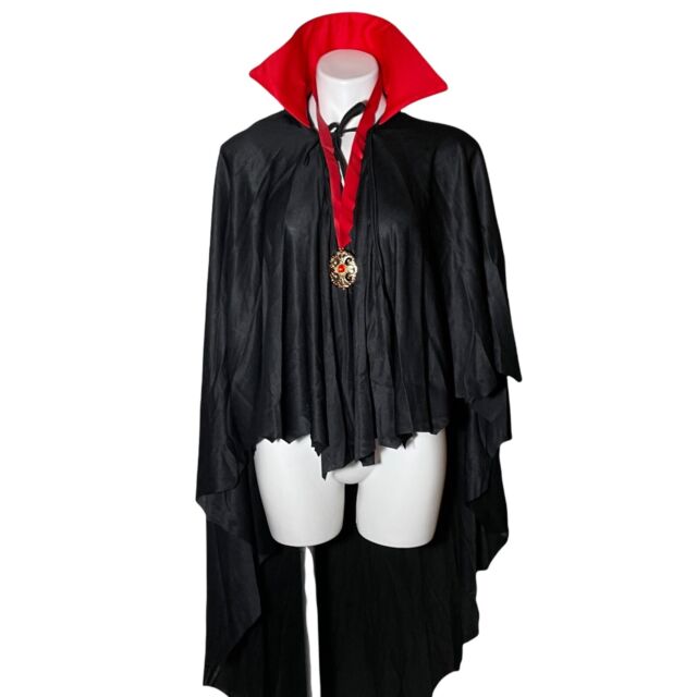 Ramede 4 Pcs Halloween Vampire Costume Cape Black Red Reversible Cloak  Stand Collar Masquerade Cape for Men Women Kids (47 Inches) - Yahoo Shopping