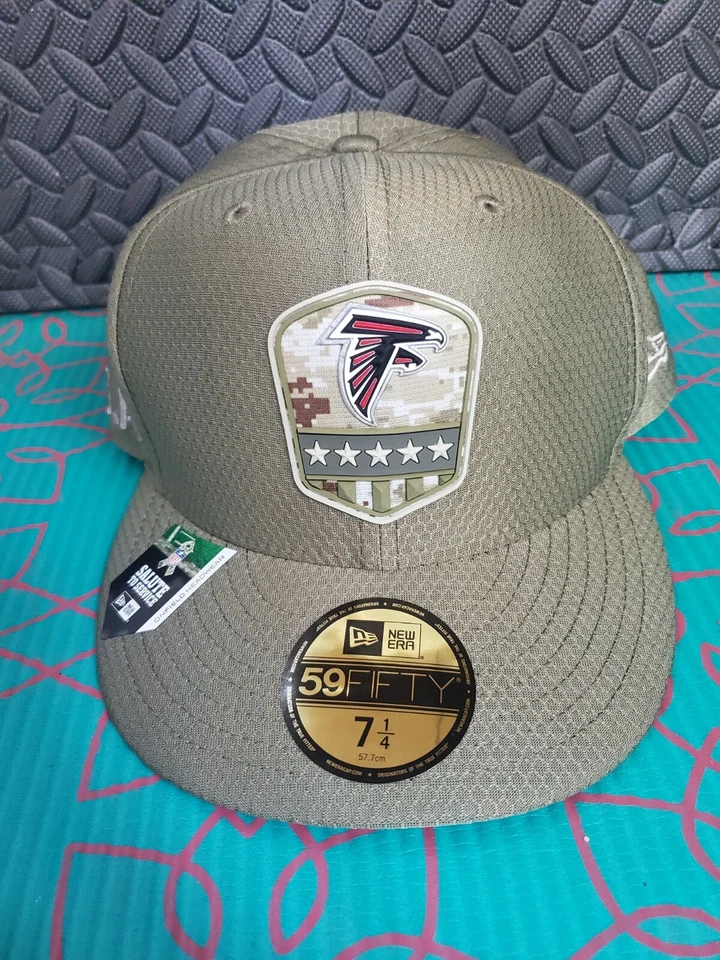 Atlanta Falcons Era 59fifty NFL Salute to Service Fitted Cap 7 1/4 Football