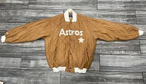 Vintage Houston Astros Bomber Jacket Size XXL MLB Cooperstown Majestic - Picture 1 of 15