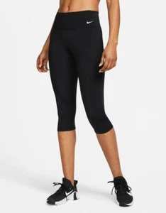 Nike One Capri Leggings Black Women Size XS FD0534-010 NWT - Picture 1 of 3