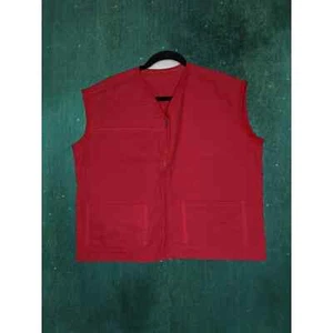 Handmade Shooters Vest Full Zip Red Right handed Men's Sz XL - Picture 1 of 5