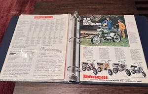 ¡Carpeta de distribuidores Benelli con 12 folletos de minibicicleta! Dynamo Buzzer Volcano Hornet - Imagen 1 de 15