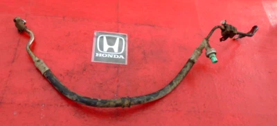 96-00 HONDA CIVIC POWER STEERING PUMP PRESSURE FEED HOSE LINE PIPE W SENSOR OEM - Image 1 of 3