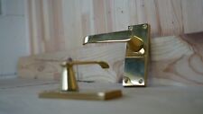 Carlisle Brass Victorian Ascot Lever On Short Latch Backplate - 110mm Backplate