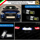 Coversione Luci Diurne Drl T20 + Luci Targa Led Audi A1 Pre Restyling Canbus