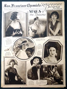 1926 San Francisco Sunday Rotogravure Section - Greta Garbo, Pola Negri - Picture 1 of 6