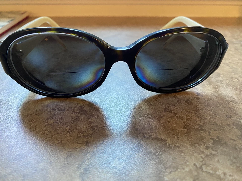 RALPH LAUREN - RA5046 Sunglass/Eyeglass Frames Brown & White - Ready For RX - Image 1 of 4