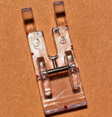 One ¼ Clear Plastic Quilting Foot For Pfaff Sewing Machine Fits Many Models - Image 1 of 4