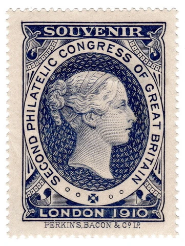(I.B) Cinderella : 2nd Philatelic Congress (London 1910) Cover