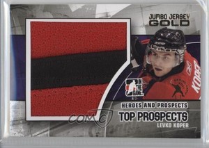 2010 ITG Heroes and Prospects Jumbo Gold Jersey Spring Expo 1/1 Levko Koper 2a8