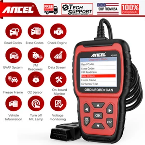 ANCEL AS500 Auto OBD2 Scanner Car Diagnostic Scan Tool Code Reader Check Engine - Imagen 1 de 14