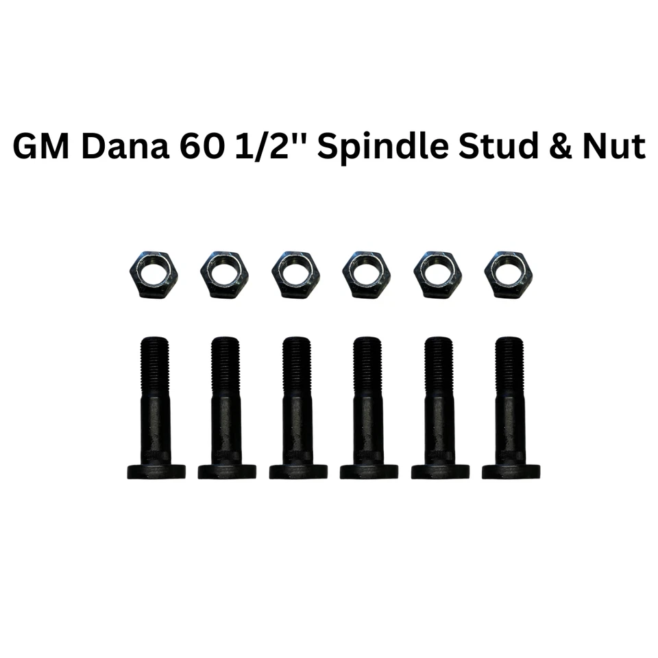 SPICER GM DANA 60 SPINDLE STUD AND NUT KIT - DODGE W250 W350 KING PIN FRONT AXLE - Image 1 of 1