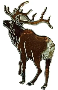 Elk Bolo Tie Clip Western Style Bolo Tie Clip - Elks Club + - Picture 1 of 4