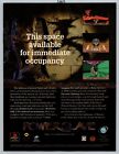 Power Slave Playstation PS1 serie Saturn gioco promozionale 1997 stampa pagina intera annuncio