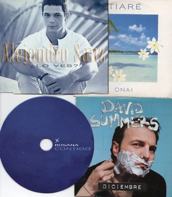 Alejandro Sanz David Summers Rosana Duala 4 CD LOT Spanish POP Ballad RARE OOP Foto 1 de 2