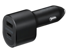 Samsung Two Ports Super Fast Dual Car Charger - Black