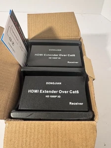 Extender Ethernet HDMI su cavo LAN Cat6 196 piedi Full HD nuovo - Foto 1 di 4