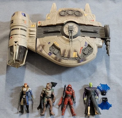 Lote de 2 figuras de acción Kenner 1996 POTF 2 Outrider de Star Wars Shadows of the Empire Foto 1 de 4