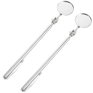 2pcs Retractable Mirror Tools Car Inspection Mirrors for Car Vehicle Auto - Picture 1 of 12