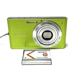 SONY Cyber-shot DSC-W320 Digital Camera Green 14.1MP 4x Zoom from Japan tested - Picture 1 of 12