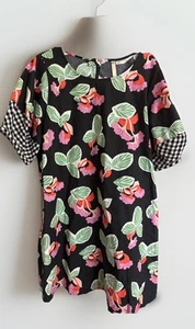 Uncle Frank floral dress medium A Line Pockets - Picture 1 of 12