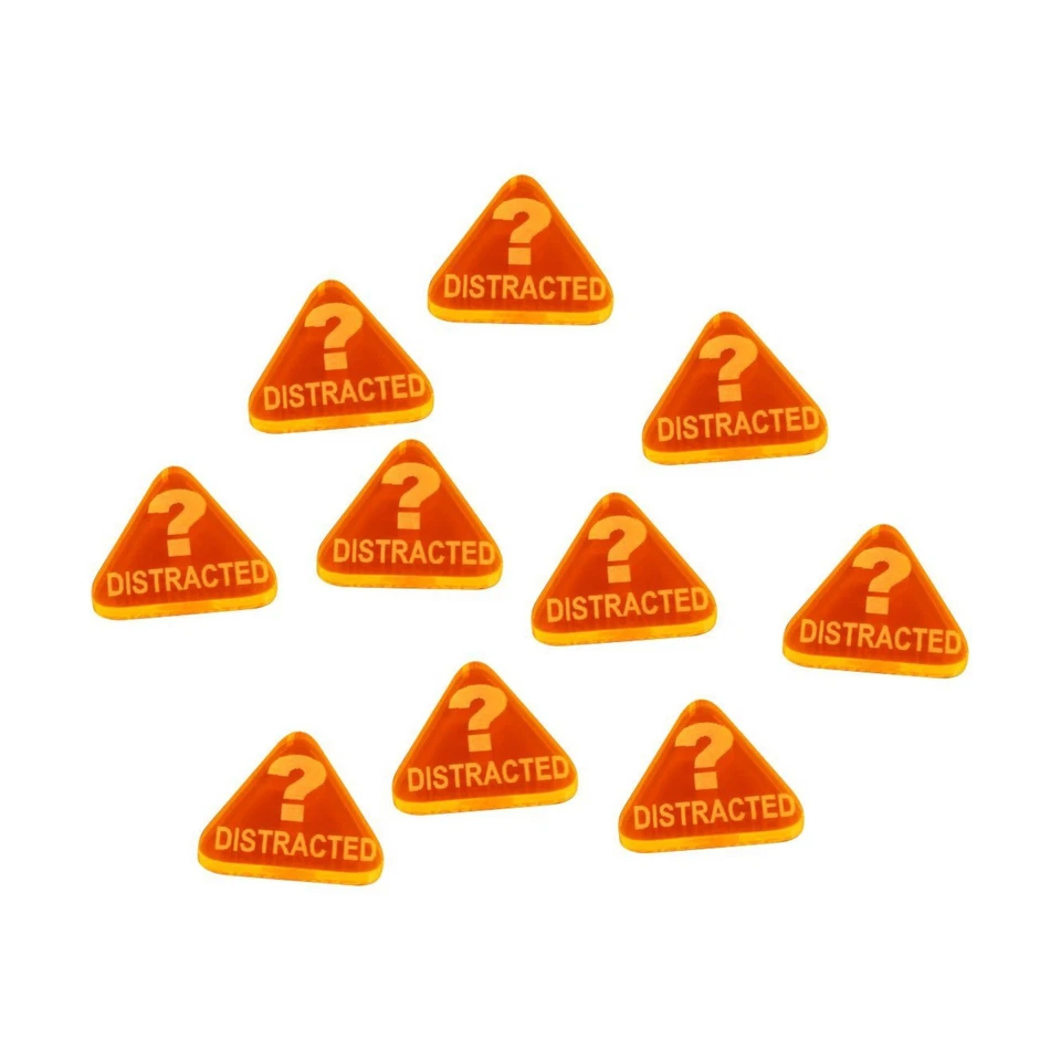 Gettoni Litko Savage World gettoni distratti - arancione fluorescente nuovi - Immagine 1 di 1