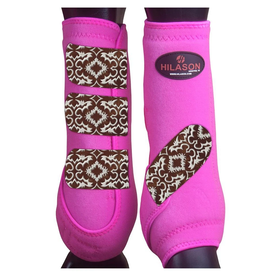 Botas deportivas grandes Hilason Horse Medicine pierna trasera Foto 1 de 1