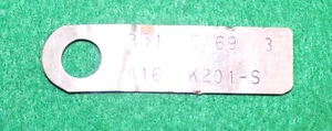 1969 Ford Mustang Mach1 Grande Mercury Cougar Xr7 ORIG 351W 2V A/T ENGINE ID TAG - Picture 1 of 2