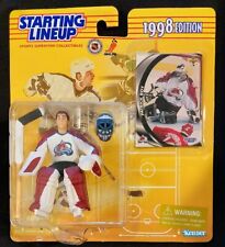 Patrick Roy Colorado Avalanche 1998 Starting Lineup Figure & UD Card NHL NEW
