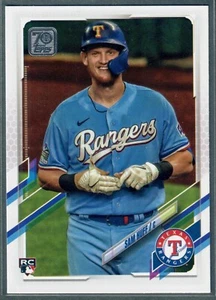 2021 Topps Series 2 Sam Huff Rookie RC #654 Rangers QTY - Picture 1 of 2