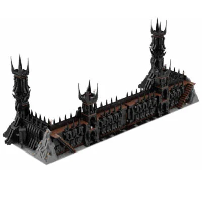 UCS The Black Gate of Mordor Modular Building Blocks Set MOC Bricks Toy - Image 1 of 4