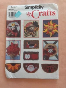 Patrón de sombreros y tapetes decorativos Simplicity 9129 - Imagen 1 de 2