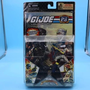 GI Joe Snake Eyes vs Storm Shadow 25th Anniversary Comic 2 Pack NIP FREE SHIP - Picture 1 of 2