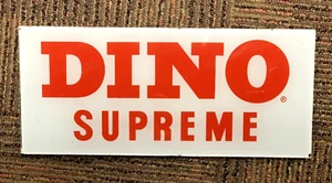 VINTAGE SINCLAIR GASOLINE GLASS GAS PUMP DINO SIGN Dino Supreme - Picture 1 of 3