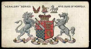 Taddy - 'Heraldry' (1910) - Duke of Norfolk - Picture 1 of 2