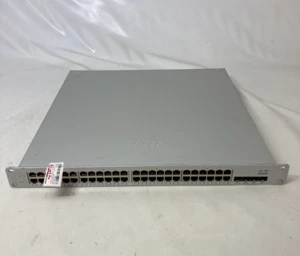 MERAKI CISCO MS320-48 ZARZĄDZANY PRZEŁĄCZNIK RACK MONTOWANY PoE NIEODEBRANY 48 PORTÓW - Zdjęcie 1 z 7