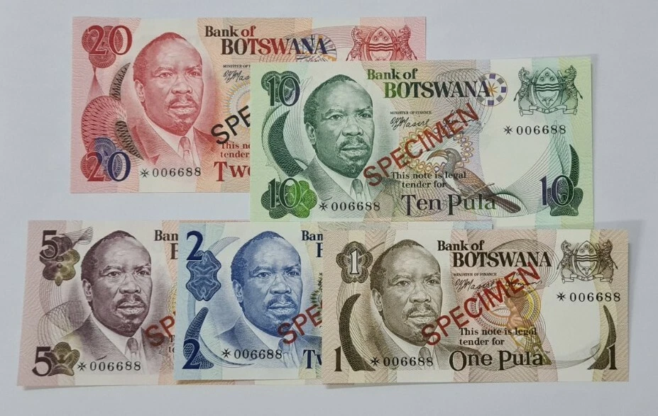 1976 BOTSWANA "SPECIMEN" Full Set GEM UNC *006688 - Image 1 of 4