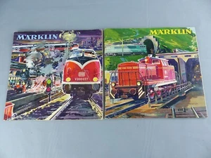 Märklin Lot de 2 catalogues 1962 / 1963 ( allemand ) et 1963 / 1964 ( français ) - Picture 1 of 3