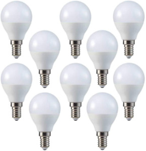 V-Tac LED 3w P45 Golf Ball Bulbs - PACK OF 10 - E14 / SES - Cool White 6400K