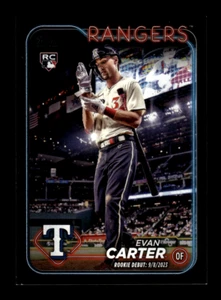 2024 Topps Update Baseball Evan Carter #US58 Rookie Black /74 - Bild 1 von 2