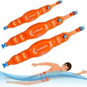 Inflatable Swim Belts Pool Float for Kids and Adults Swimming Training Aid Belts - Picture 1 of 18