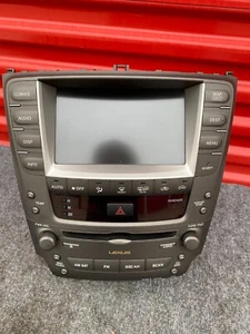 2006-08 IS250 IS350 6 DISC CD PLAYER NAVIGATION SCREEN GPS RADIO OEM 86120-53430 - Bild 1 von 6