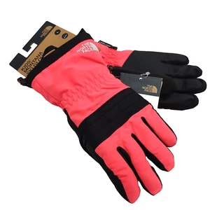 THE NORTH FACE Kids Unisex Montana Ski Gloves L 10/11 Years Radiant Poppy - NWT - Picture 1 of 6