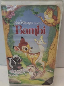 Bambi Black Diamond Edition the Classics Collection Rare 1989 VHS Tape - Imagen 1 de 9